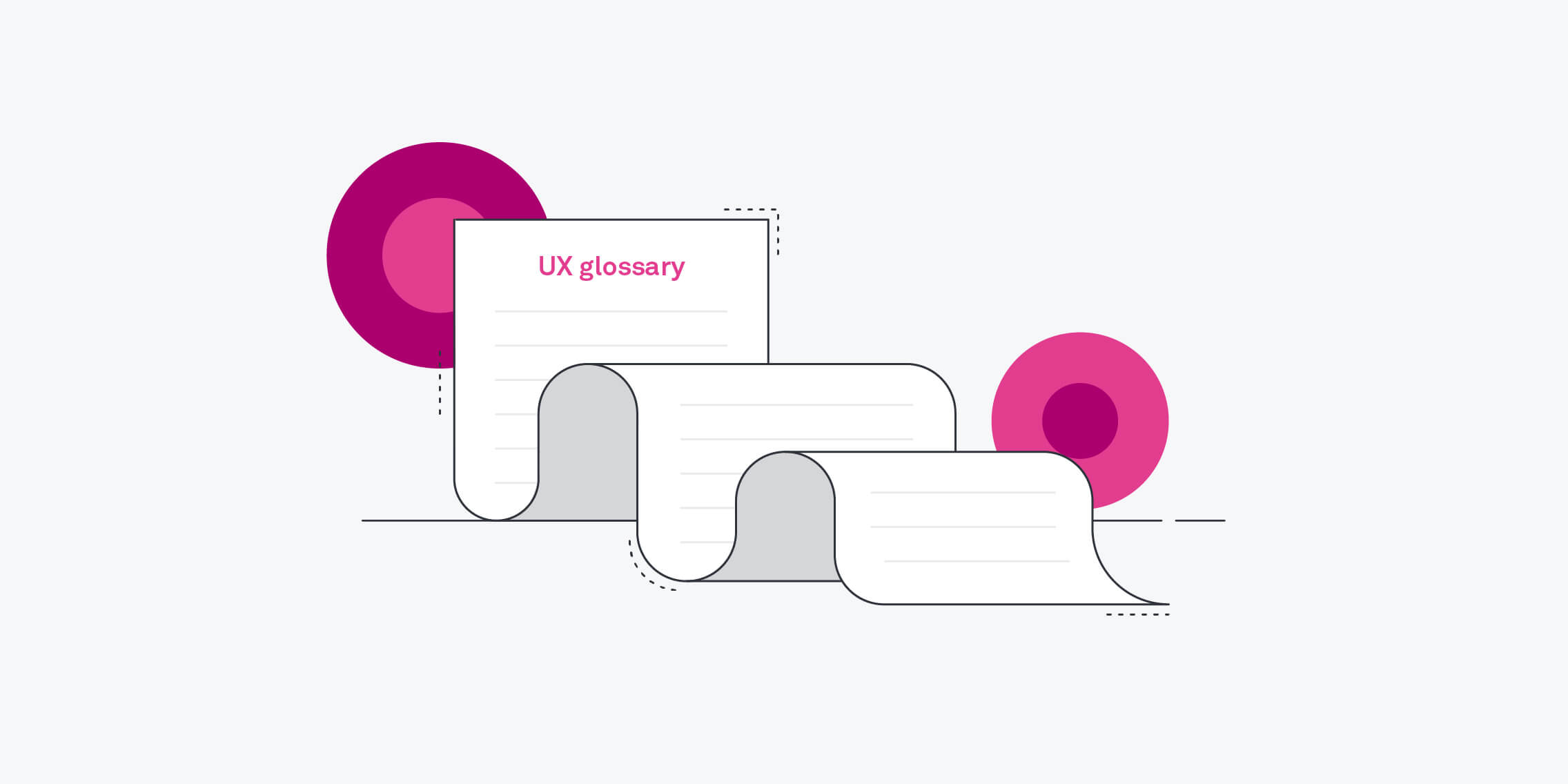 UX terms blog header image