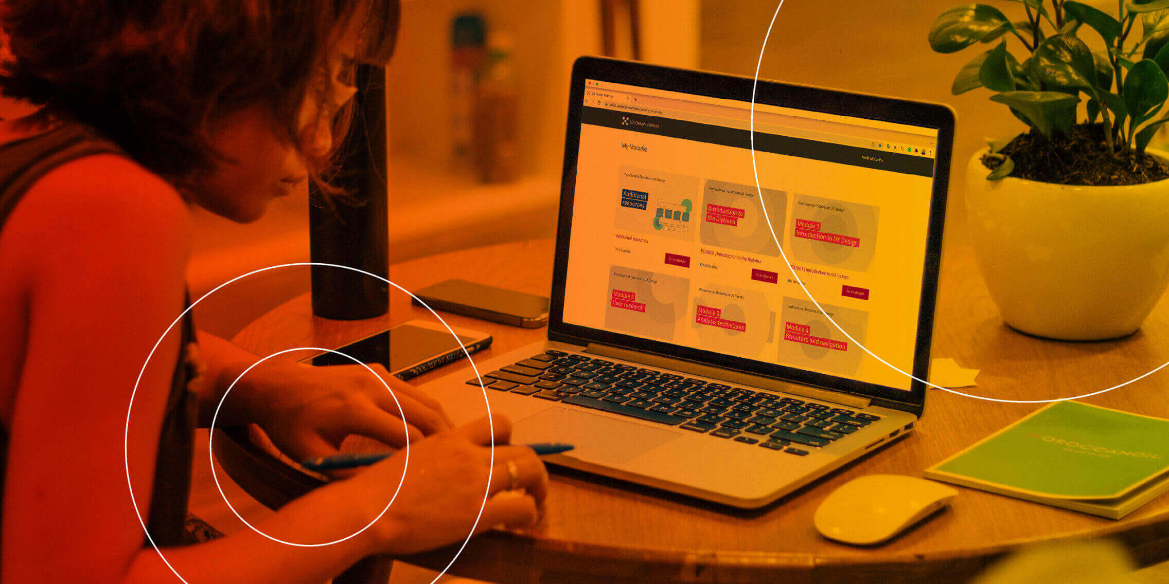 study UX design blog header image