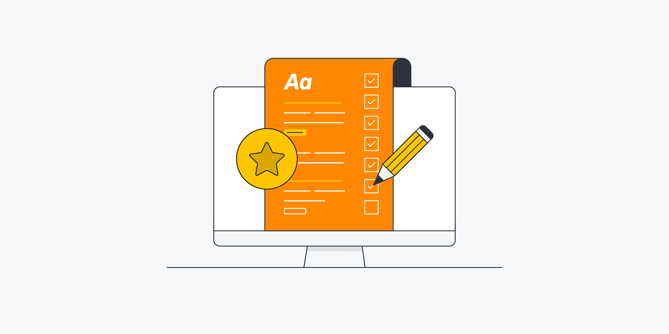 Illustration for UX writing guidelines
