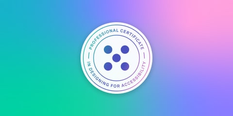 Accessibility course badge image