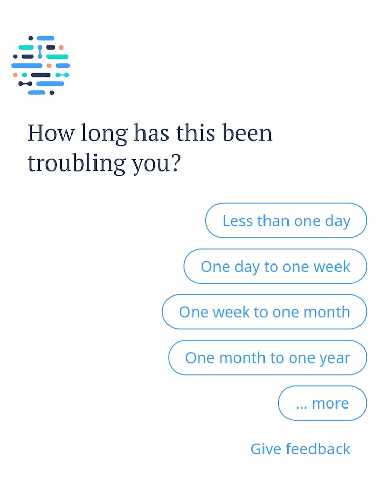 how long has this been troubling you
