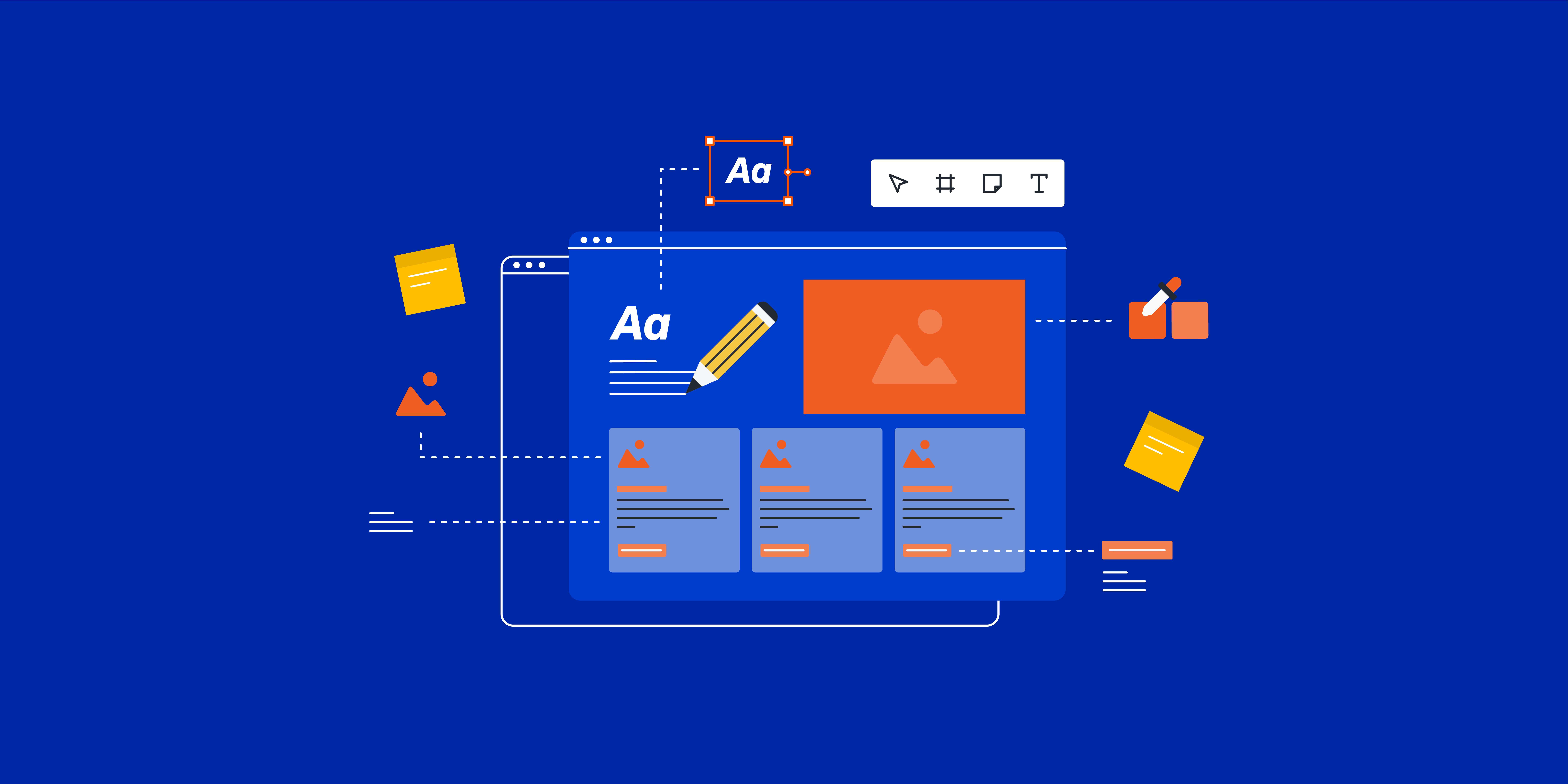 Content and design illustration.