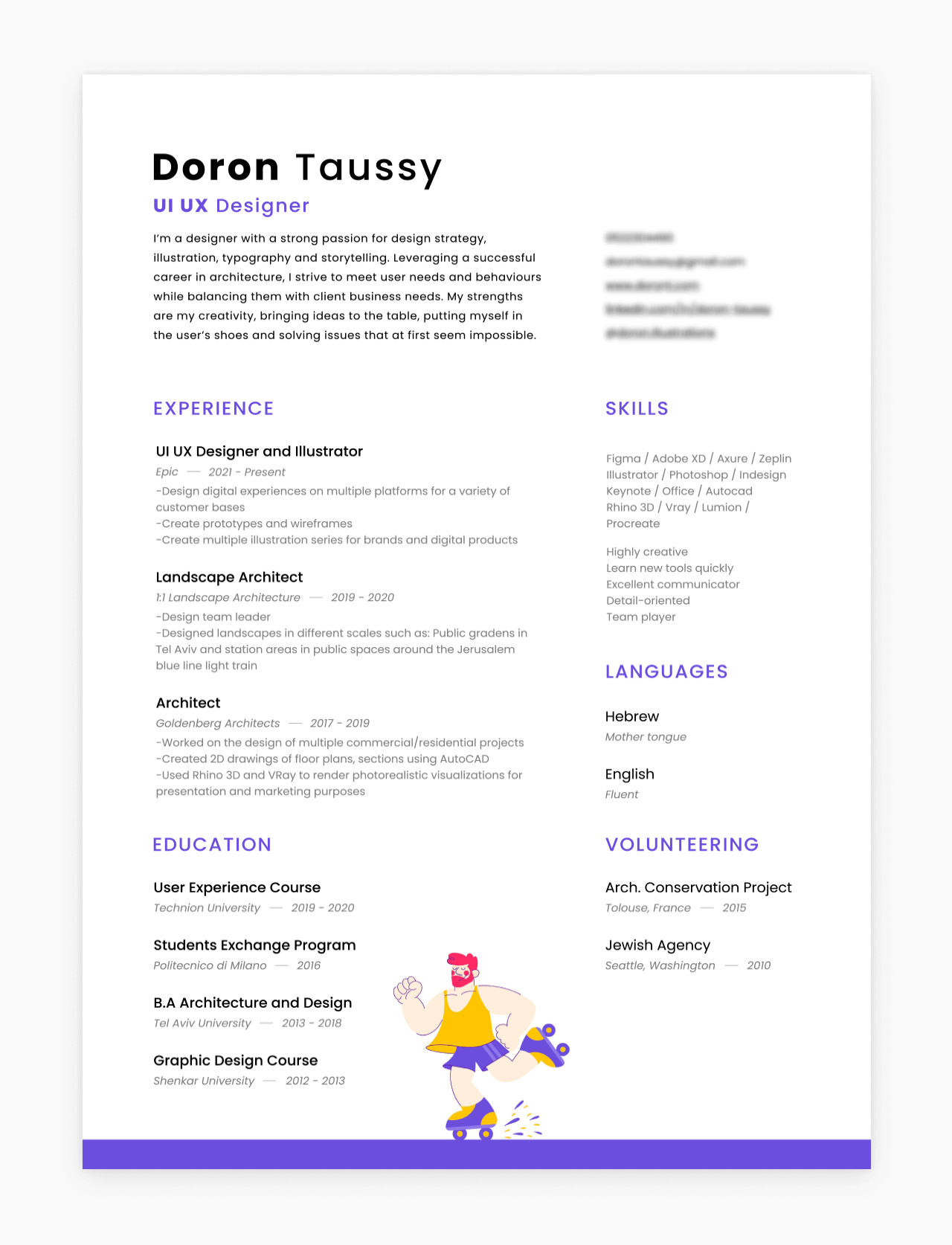 Doron Taussy CV