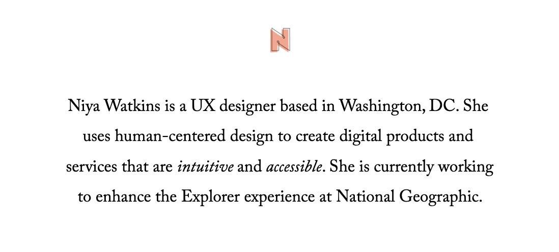 nina watkins ux designer