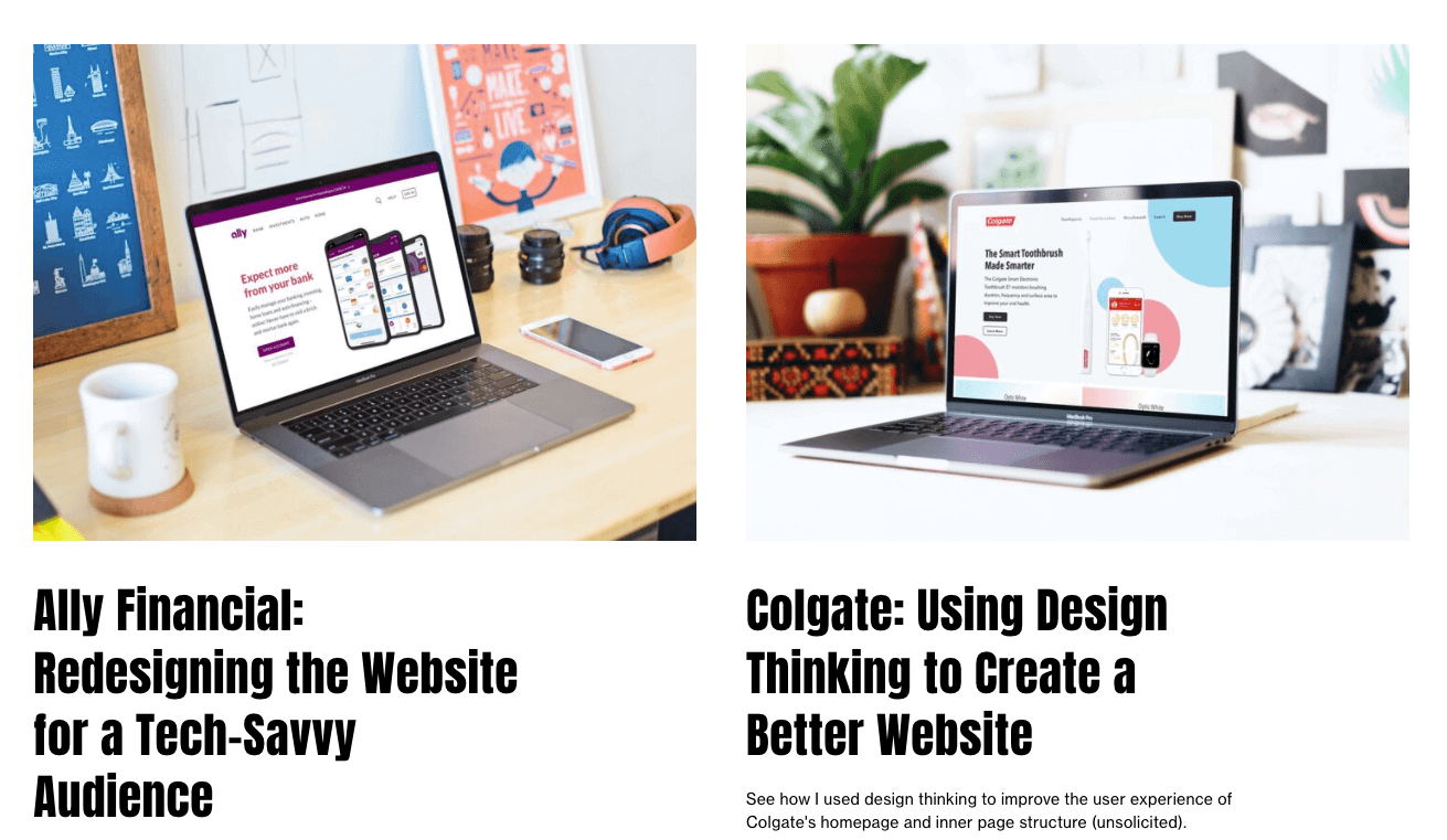 Jeff Shibasaki UX work examples