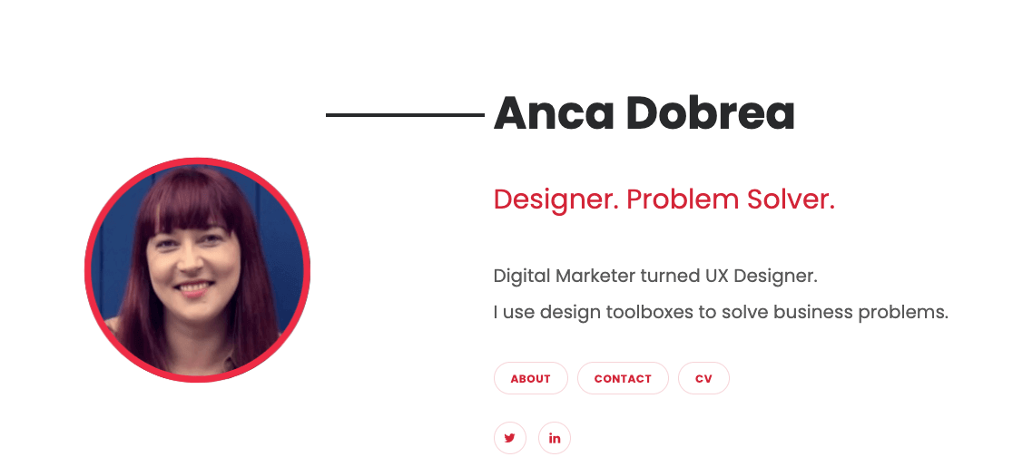 Ana Dobrea UX portfolio