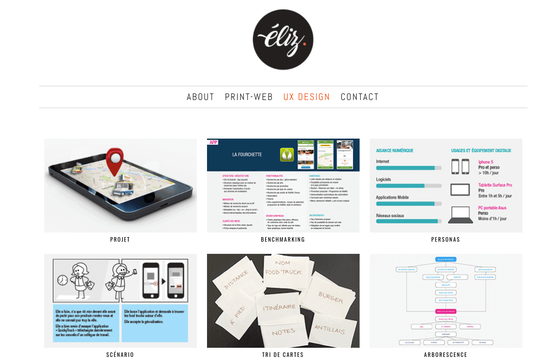Elize Deville UX portfolio