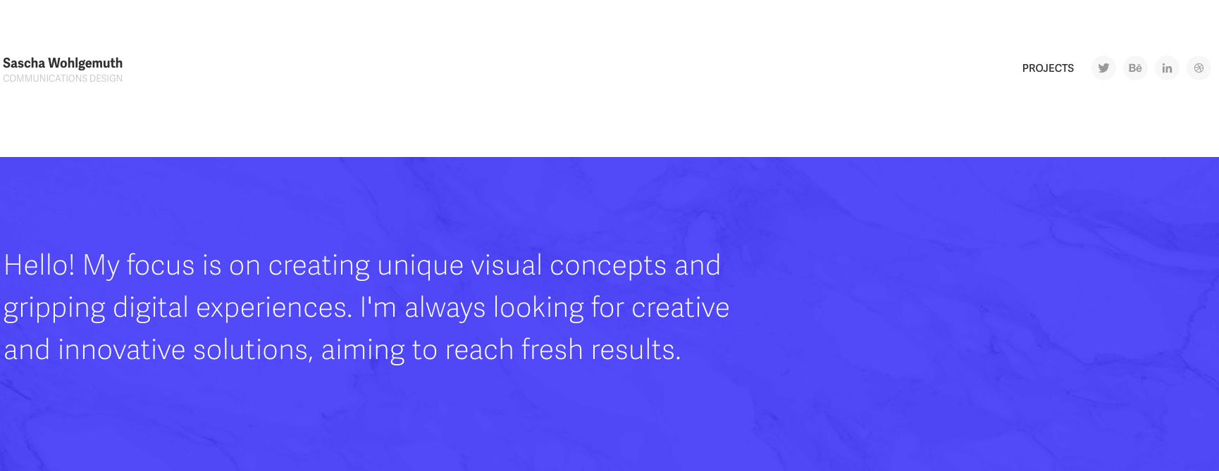 Sascha Wohlgemuth UX portfolio