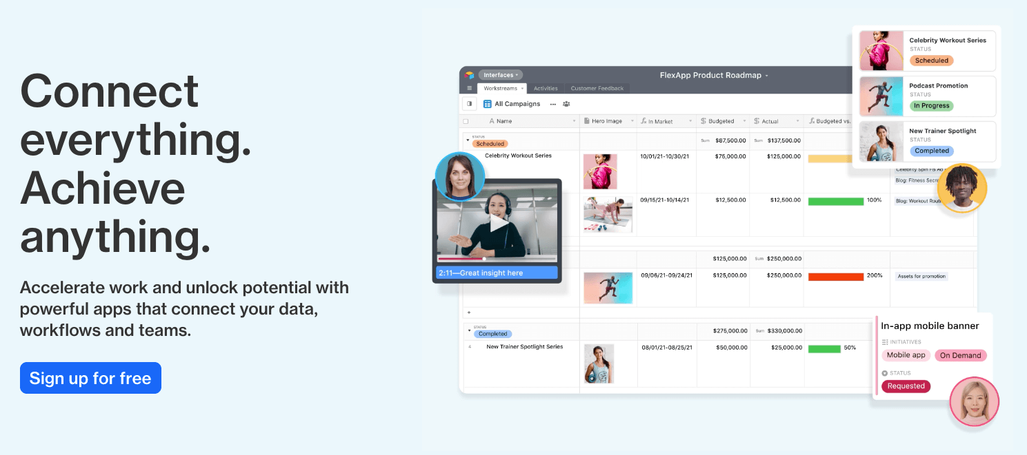 Airtable - UX documentation tool