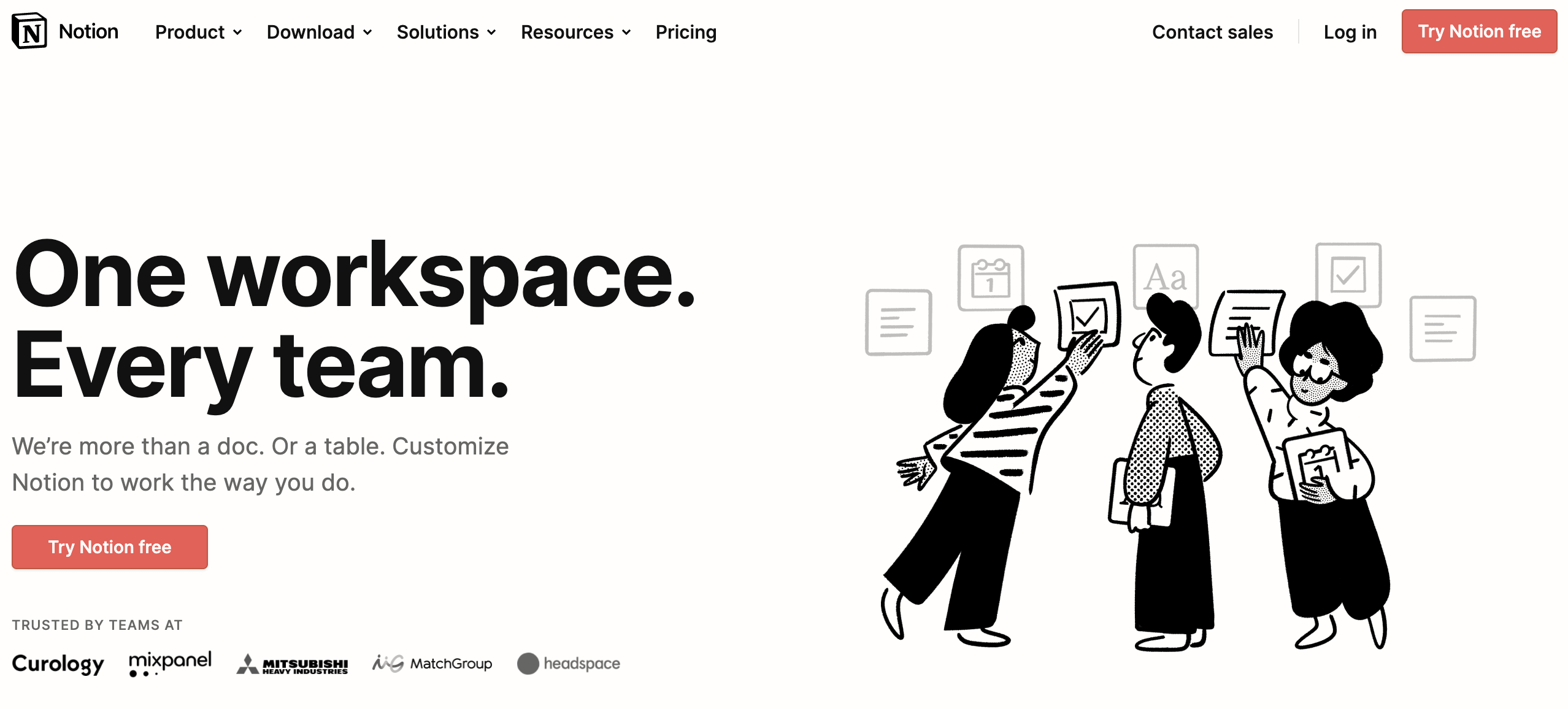 notion UX documentation tool