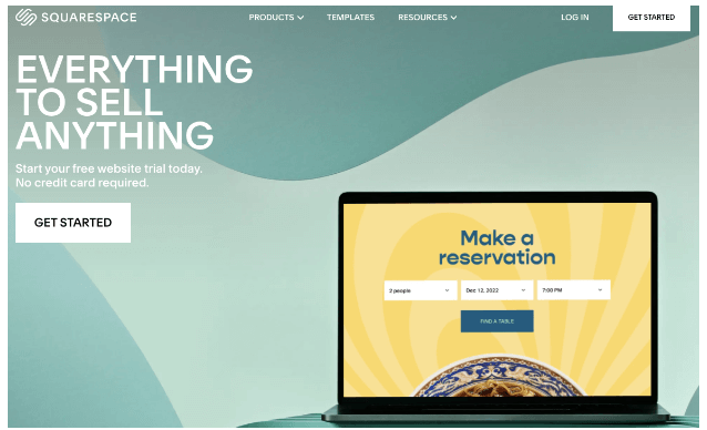 Squarespace emotional design example