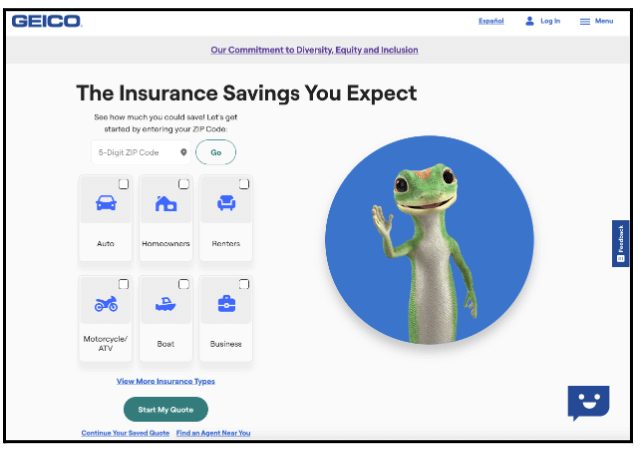 geico website