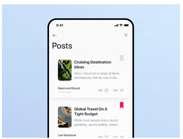 pull-to-refresh effects