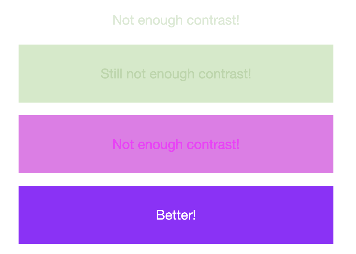color theory contrast illustration