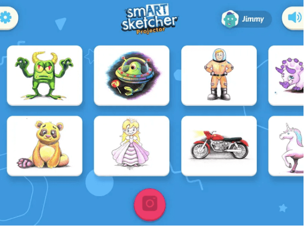 Screenshot of the Smart Sketcher app